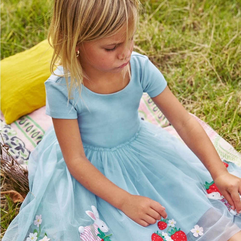 Boden Katie Appliqué Tulle Dress